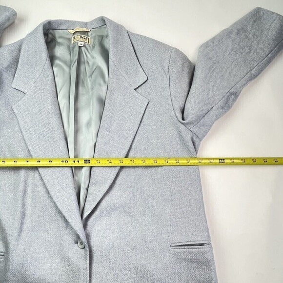 LL Bean vintage Wool blazer size 18 preppy heritage - Picture 9 of 12